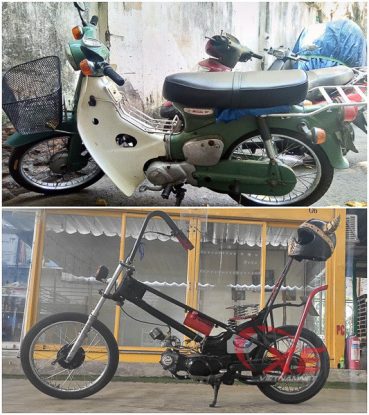 Những Hình Ảnh Độ Xe Honda Cub Của Dân Việt